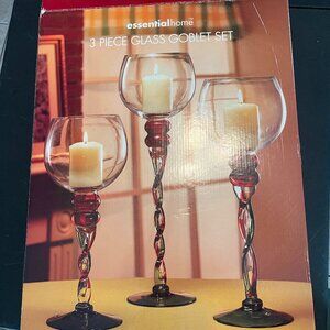 Home Essentials Glass Goblet Set